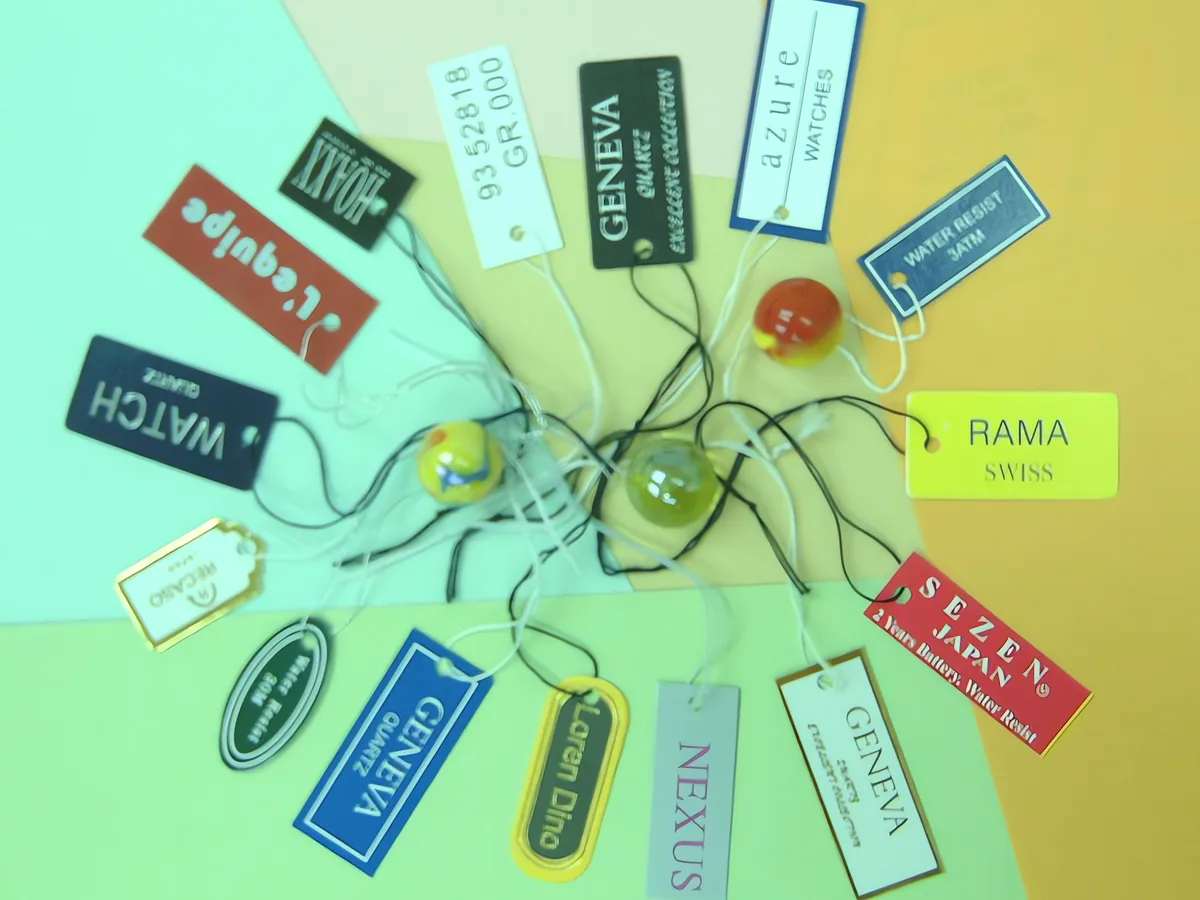 紙掛牌 Paper Hang Tag 連掛繩的彩色商標吊牌