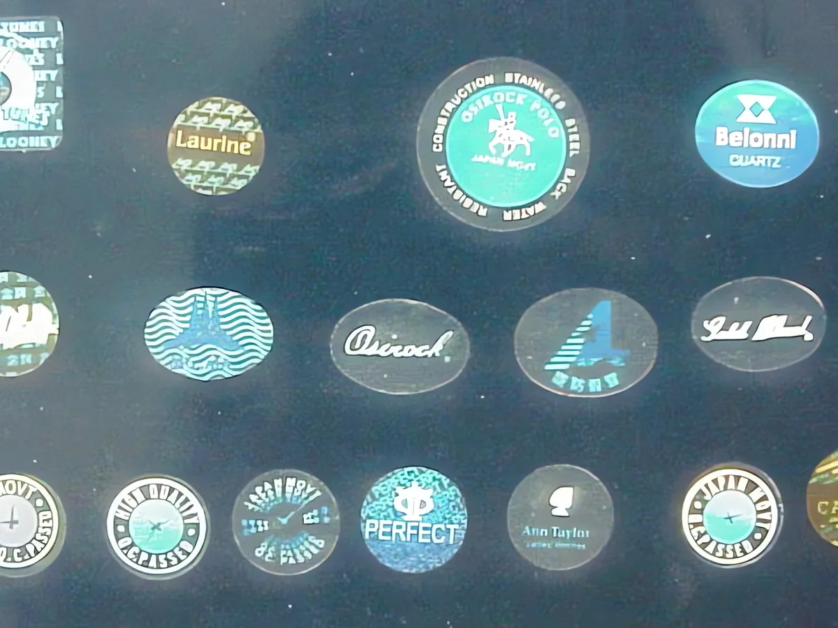 鐳射貼紙 Laser Sticker 全息防偽圓形貼紙